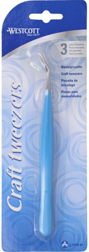 Pincet Westcott soft grip blauw 1 Stuk-2