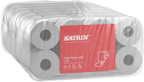 Toiletpapier Katrin 3laags 250 vel wit 104872 48 Rol-2