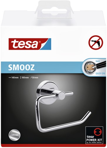 Toiletrolhouder tesa  verchr metaal zelfkl 1 Stuk-2