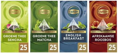 Thee Lipton Exclusive subtiele munt 25x2gr 25 Stuk-1
