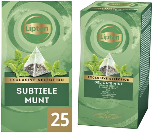 Thee Lipton Exclusive subtiele munt 25x2gr 25 Stuk-3