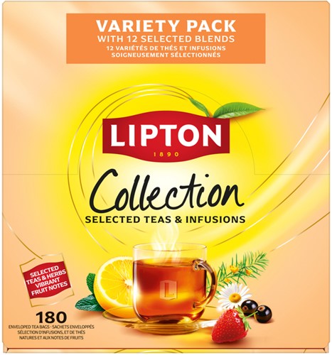 Thee Lipton assortimentsbox 12x15stuks 180 Stuk