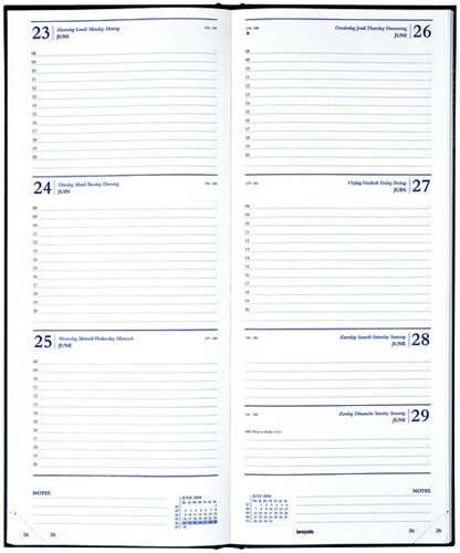 Agenda 2026 Brepols Saturnus Lima 7d/2p S zw 1 Stuk-2