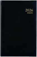 Agenda 2026 Brepols Saturnus Lima 2d/1p zw 1 Stuk