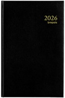Agenda 2026 Brepols Saturnus Luxe 1d/1p zw 1 Stuk