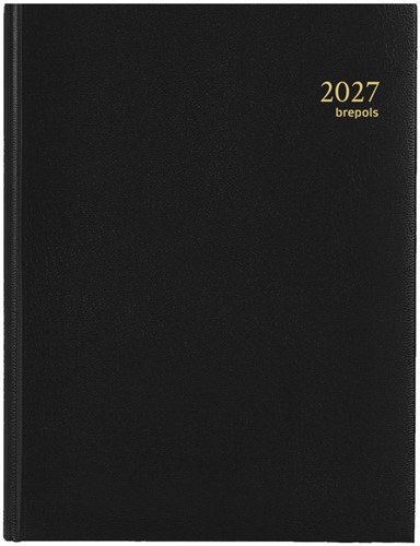 Agenda 2027 Brepols Timing 7d/2p zwart 1 Stuk