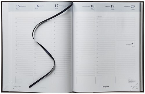 Agenda 2027 Brepols Timing 7d/2p zwart 1 Stuk-2