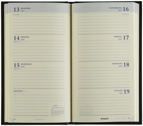 Agenda 2027 Brepols Interplan Lima 7d/2p zw 1 Stuk-2