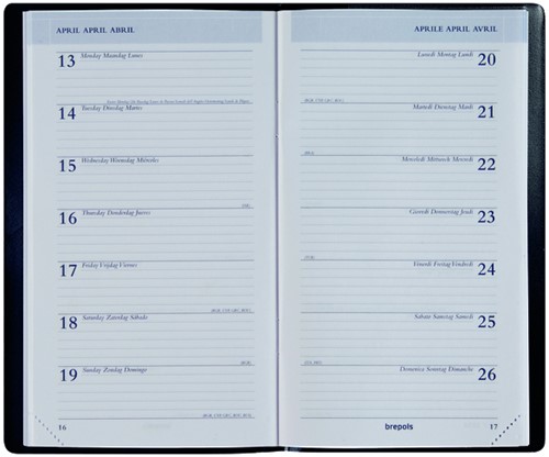 Agenda 2026 Brepols Breplan Genova 7d/1p zw 1 Stuk-2