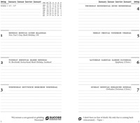 Calendarium 2026 Succes Standard 7dagen/2pagina's 1 Stuk-2