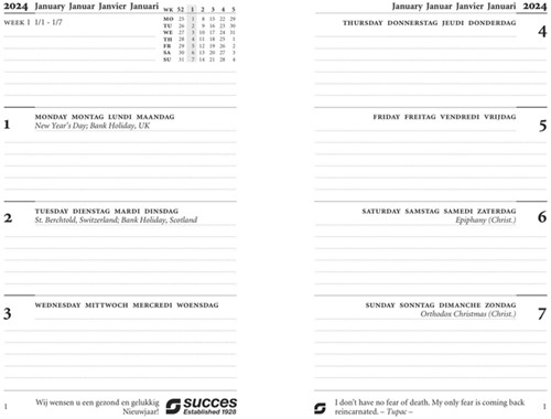 Organizer Succes Cadiz incl Mini inhoud 2027 bruin 1 Stuk-2