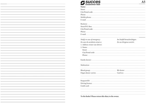 Organizer Succes Cadiz incl Exe inhoud 2027 zwart 1 Stuk-1