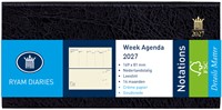 Agenda 2027 Ryam Notations Mundior 7d/2p zwart 1 Stuk