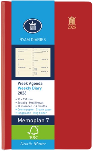 Agenda 2026 Ryam Memoplan 7 Suprema 7d/2p ass 1 Stuk-3