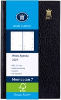 Agenda 2027 Ryam Memoplan 7 Suprema 7d/2p zwart 1 Stuk