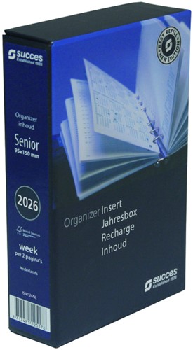 Agendavulling 2026 Succes Senior 7dagen/2pagina's 1 Stuk
