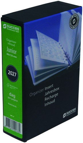 Agendavulling 2027 Succes Junior 1dag/1pagina 1 Stuk