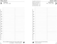 Agendavulling 2027 Succes Mini 1dag/1pagina 1 Stuk-2
