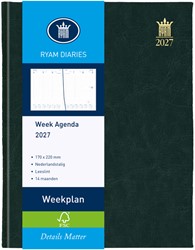 Agenda 2027 Ryam Weekplan Mundior 7d/2p zwart 1 Stuk