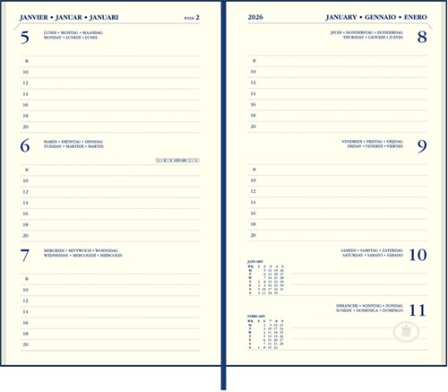 Agenda 2026 Ryam Memoplan 7 Nappa 7d/2p ass 1 Stuk-2