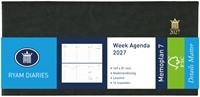 Agenda 2027 Ryam Memoplan 7 Mundior 7d/2p zwart 1 Stuk