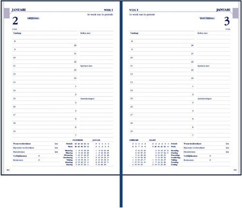 Agenda 2026 Ryam Twenty-four Mundior 1d/1p bl 1 Stuk