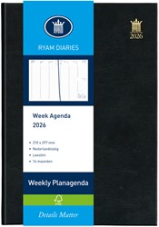 Agenda 2026 Ryam Weekly Mundior 7d/2p zw 1 Stuk