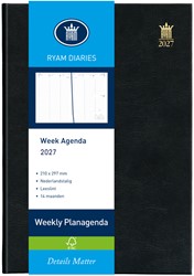 Agenda 2027 Ryam Weekly Mundior 7d/2p zw 1 Stuk