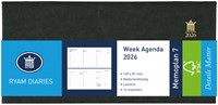 Agenda 2026 Ryam Memoplan 7 Mundior 7d/2p zwart 1 Stuk
