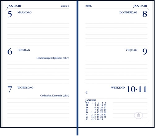 Agenda 2026 Ryam memoplan 7 plus Mundior 7d /2p zw 1 Stuk-2
