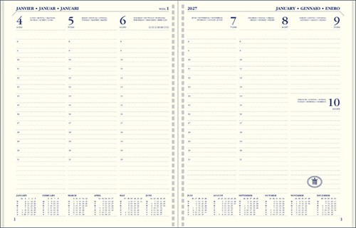 Agendavulling 2027 Ryam Executive 7d/2p staand 1 Stuk
