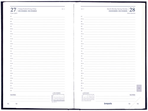 Agenda 2026 Brepols Saturnus Luxe 1d/1p brd 1 Stuk-2