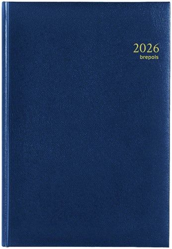 Agenda 2026 Brepols Omega Lima 7d/2p blauw 1 Stuk