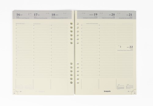 Agendavulling 2026 Brepols Brefax 7 7d/2p 1 Stuk