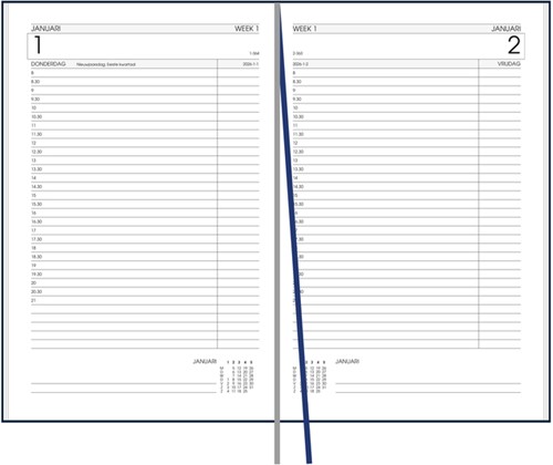 Agenda 2026 Ryam Efficiency Baladek 1d/1p zwart 1 Stuk-2