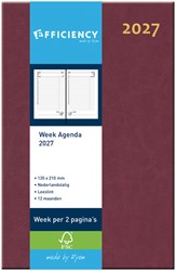 Agenda 2027 Ryam Efficiency Baladek 7d/2p bordeaux 1 Stuk