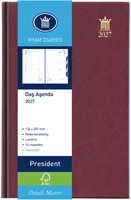 Agenda 2027 Ryam President Mundior 1d/1p bordeaux 1 Stuk