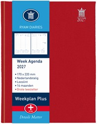 Agenda 2027 Ryam Weekplan Plus Mercury 7d/2p rd 1 Stuk