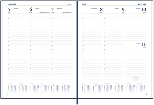 Agenda 2027 Ryam Weekplan Mundior 7d/2p zwart 1 Stuk-2