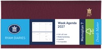 Agenda 2027 Ryam Memoplan 7 Suprema 7d/2p bordeaux 1 Stuk