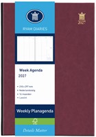 Agenda 2027 Ryam Weekly 7d/2p bordeaux 1 Stuk