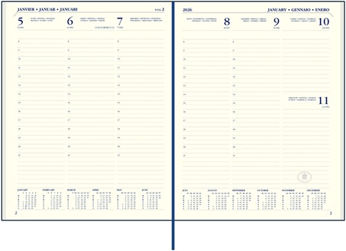 Agenda 2027 Ryam Executive Mundior 7d/2 zwart 1 Stuk-2