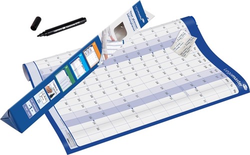 Jaarpl27 LM 90x60cm hor gelamineerd en oprolbaal 1 Stuk-2