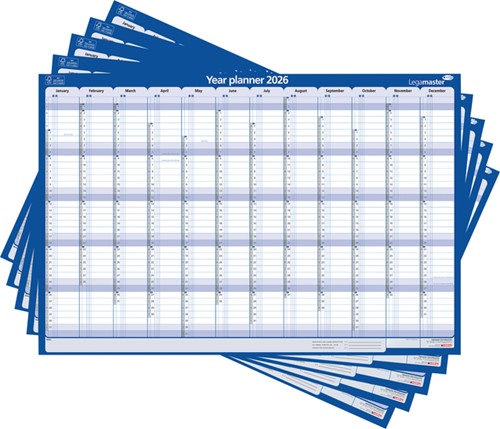Jaarplanner 2026 LM 1 persoon 90x60cm horizontaal 1 Stuk-3