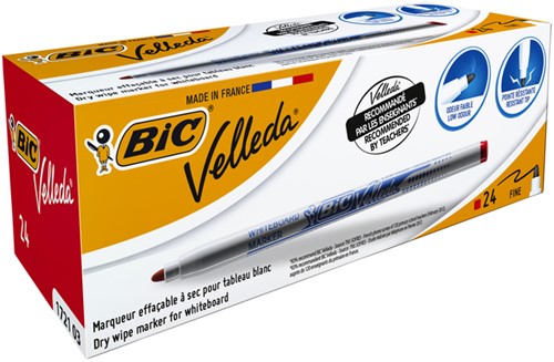 Whiteboardmarker Bic 1721 rond F rood 1 Stuk-2