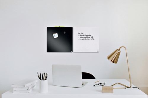 Whiteboard Nobo tegel 36x36cm wit magnetisch 1 Stuk-3
