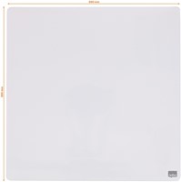Whiteboard Nobo tegel 36x36cm wit magnetisch 1 Stuk