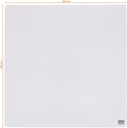 Whiteboard Nobo tegel 36x36cm wit magnetisch 1 Stuk