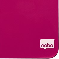 Whiteboard Nobo tegel 36x36cm roze magnetisch 1 Stuk-2