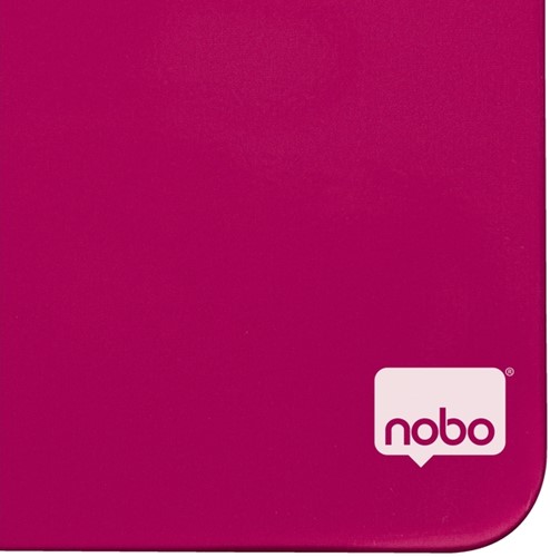 Whiteboard Nobo tegel 36x36cm roze magnetisch 1 Stuk-2